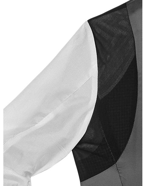 Awearness Kenneth Cole Modern Fit Sport Coat, Gray & Blue Windowpane - Image 4