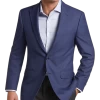 Calvin Klein Slim Fit Wool Sport Coat, Blue Mini Houndstooth