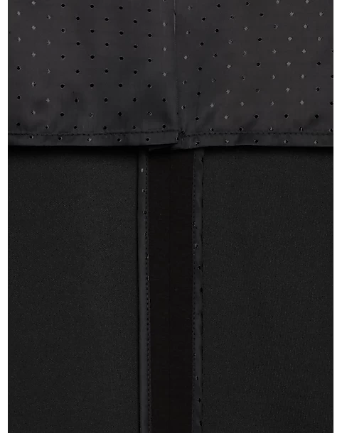 Michael Strahan Classic Fit Knit Sport Coat, Black Solid - Image 4