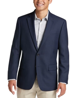 Lauren By Ralph Lauren Classic Fit Sport Coat, Navy Windowpane