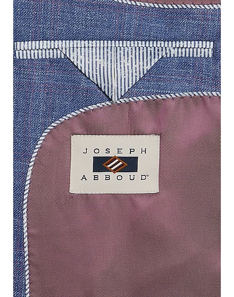 Joseph Abboud Modern Fit Sport Coat, Tan Windowpane Plaid - Image 3