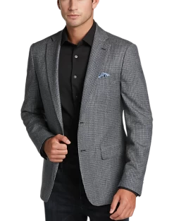 Lauren By Ralph Lauren Classic Fit Sport Coat, Gray Check