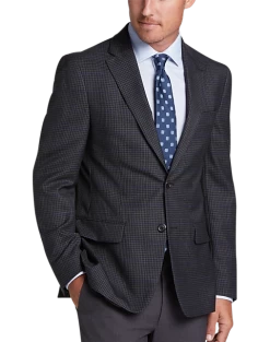 Lauren By Ralph Lauren Classic Fit Sport Coat, Charcoal Windowpane