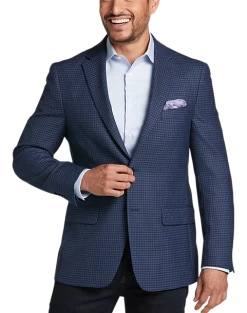 Lauren By Ralph Lauren Classic Fit Sport Coat, Blue Gingham