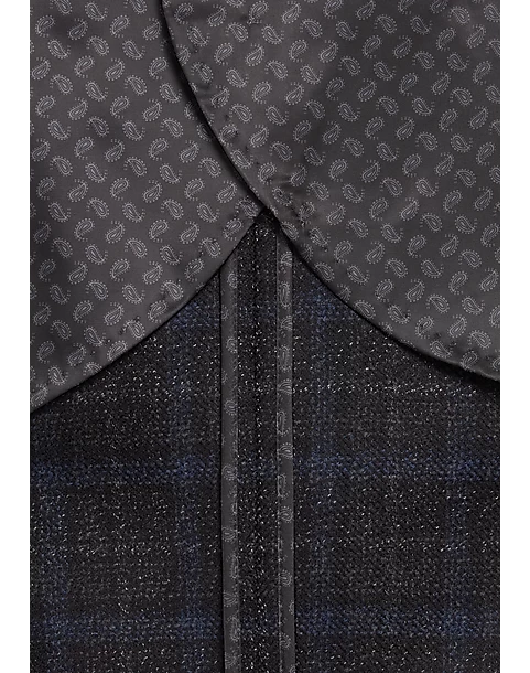 Joseph Abboud Slim Fit Sport Coat, Charcoal Windowpane Plaid - Image 4
