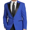 Egara Slim Fit Peak Lapel Dinner Jacket, Blue