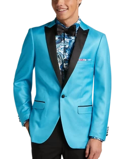 Paisley & Gray Slim Fit Dinner Jacket, Minted Green