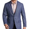 Pronto Uomo Modern Fit Notch Lapel Sport Coat, Blue Windowpane Plaid