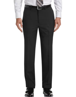 Haggar Premium Comfort 4-Way Stretch Dress Pants, Black