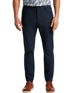 Awearness Kenneth Cole Slim Fit AWEAR-TECH 5-Pocket Tech Pant, Charcoal