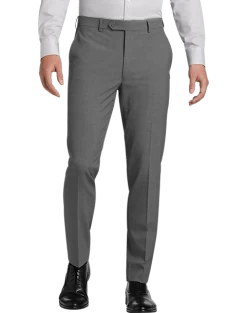 Calvin Klein Jayden Skinny Fit Stretch Dress Pant, Light Gray