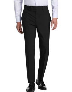 Lauren By Ralph Lauren Classic Fit Dress Pants, Black