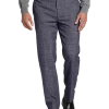 Michael Strahan Dress Pant, Navy Plaid