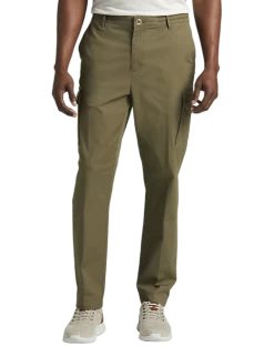 Joseph Abboud Modern Fit Cargo Pants, Washed Olive