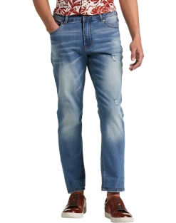 Paisley & Gray Slim Fit Jeans, Destroyed Denim
