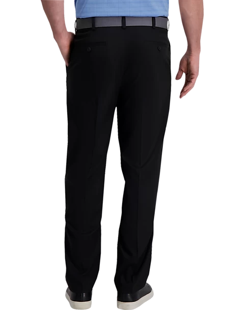 Haggar Cool Right® Performance Flex Classic Fit Pleated-Front Pants, Midnight - Image 2