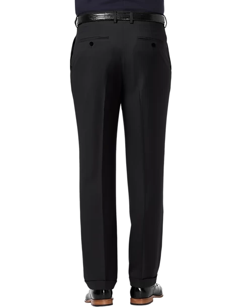 Haggar Premium Comfort Classic Fit Pleat-Front Pants, Medium Khaki - Image 2