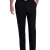 Haggar Cool Right® Performance Flex Classic Fit Flat-Front Pants, Black