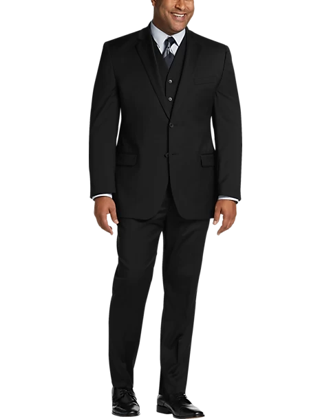 Awearness Kenneth Cole Modern Fit Suit, Black