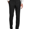 BLACK By Vera Wang Slim Fit Tuxedo Pants, Black