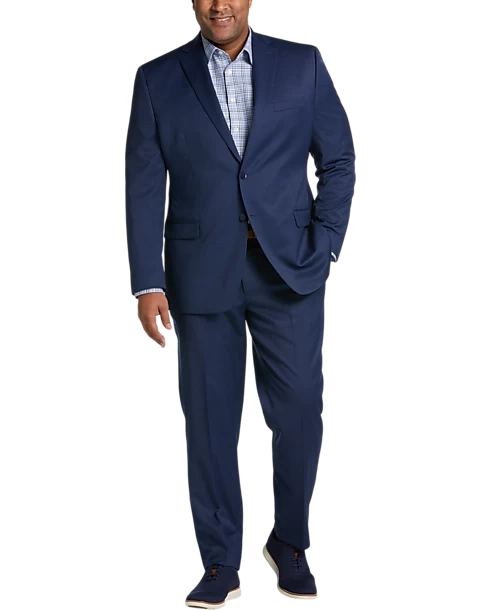 Michael Strahan Black Classic Fit Suit