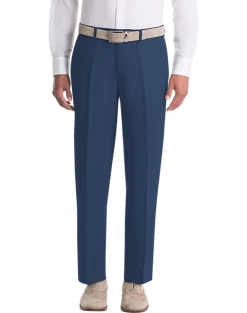 Lauren By Ralph Lauren Classic Fit Linen Suit Separates Pants, Navy