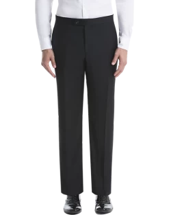 Lauren By Ralph Lauren Classic Fit Suit Separates Tuxedo Pants, Black