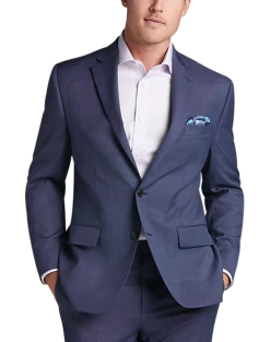 Lauren By Ralph Lauren Classic Fit Suit, Navy Tic