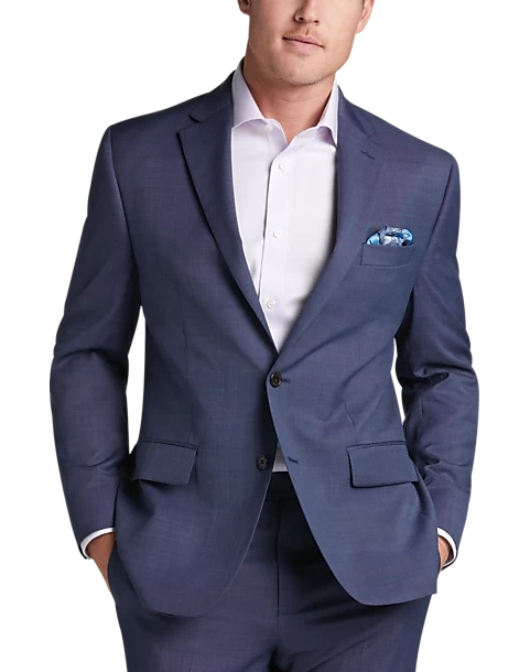 Lauren By Ralph Lauren Classic Fit Suit, Navy Tic