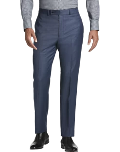 Calvin Klein X-Fit Slim Fit Suit Separates Pants, Blue Sharkskin