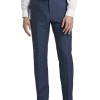 JOE Joseph Abboud Linen Slim Fit Suit Separates Dress Pant, Navy Blue