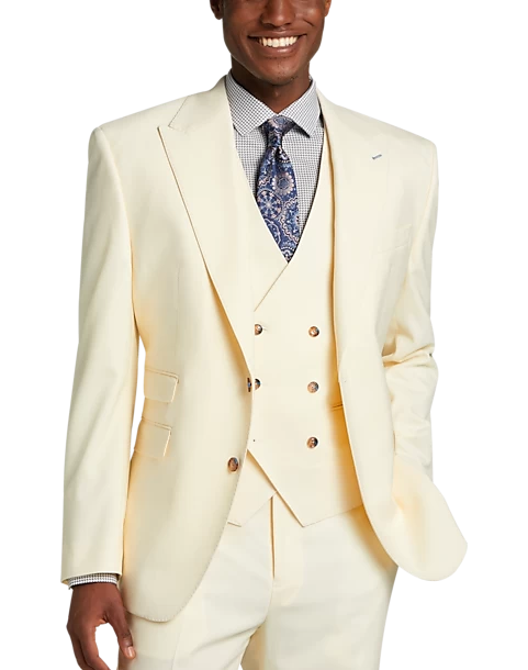 Tayion Classic Fit Suit Separates Coat, Cream - Image 5