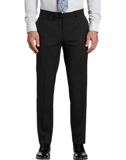 Wilke-Rodriguez Slim Fit Suit Separates Pants, Black Grid
