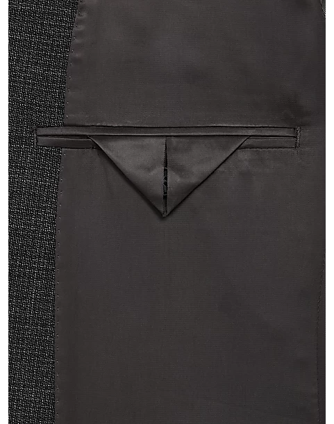Calvin Klein X-Fit Slim Fit Suit Separates Coat, Charcoal Tic - Image 3