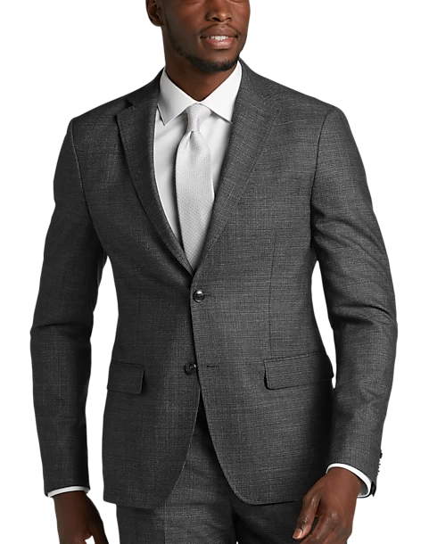 Calvin Klein X-Fit Slim Fit Suit Separates Coat, Charcoal Tic