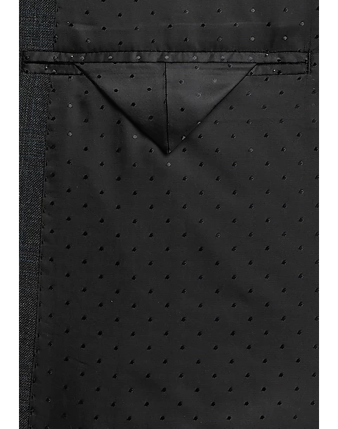 Michael Strahan Classic Fit Suit, Blue Plaid - Image 4