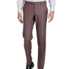 Egara Suit Separates Skinny Fit Dress Pants, Light Burgundy Twill