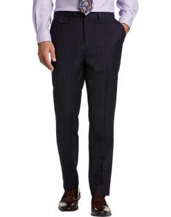 Tayion Classic Fit Suit Separates Pants, Navy Stripe