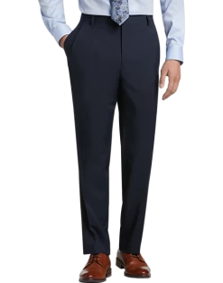 Pronto Uomo Platinum Modern Fit Suit Separates Pants, Navy Sharkskin