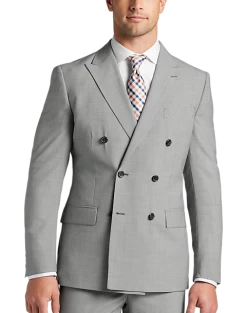 Lauren By Ralph Lauren Double Breasted Classic Fit Suit, Black & White Houndstooth