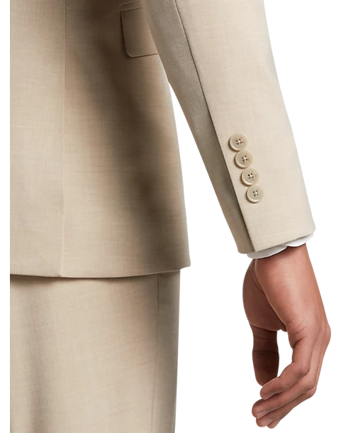 Egara Skinny Fit Notch Lapel Suit Separates Coat, Rose - Image 2
