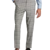 Paisley & Gray Slim Fit Suit Separates Pants, Slate Blue Check