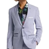 Paisley & Gray Slim Fit Suit Separates Coat, Blue & White Seersucker