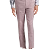 Paisley & Gray Slim Fit Suit Separates Pants, Cranberry Windowpane