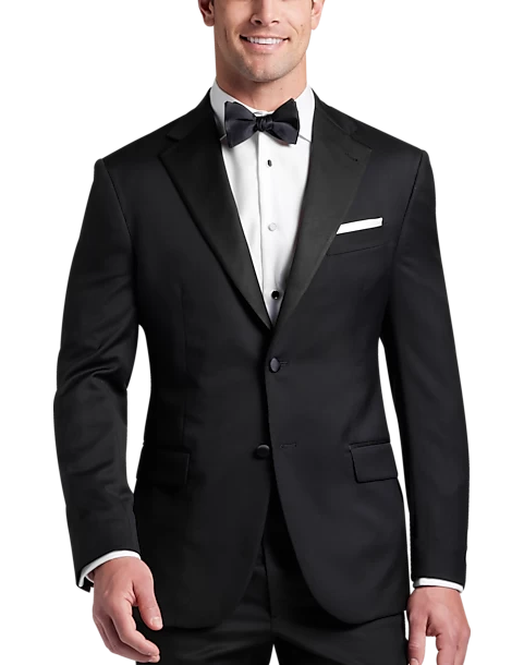 Joseph Abboud Black Label Modern Fit Suit Separates Tuxedo Coat, Black