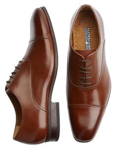 Florsheim Francisco Cap Toe Oxfords, Cognac