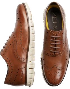 Cole Haan Zerogrand Wingtip Oxfords, Tan
