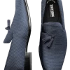 Stacy Adams Tazewell Tasseled Formal Loafers, Navy