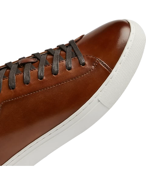 Joseph Abboud Adriano Sneakers, Cognac - Image 4