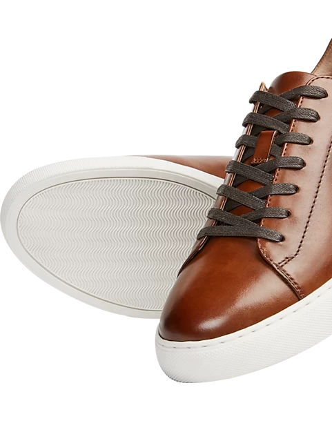 Joseph Abboud Adriano Sneakers, Cognac - Image 5